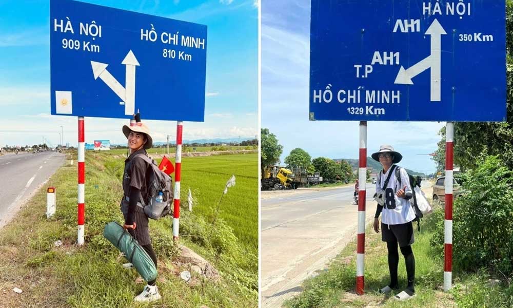 Men walk 1,700 km from HCMC to Hanoi for National Day parade